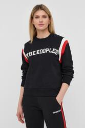 The Kooples pamut melegítőfelső fekete, női, nyomott mintás - fekete L - answear - 45 990 Ft