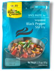 Asian Home Gourmet Szingapúri Feketeborsos Sült, 50gr (Asian Home Gourmet) (8886390204059  04/04/2026 (12db) 30/01/2027 (12db))