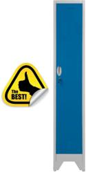 +Plus Mobilier VESTIAR METALIC CU PICIOARE SI 1 USA COLOR ALBASTRU 300x500x1920 mm (LxlxH), Neasamblat, PLUS albastru Vestiar metalic compact 1 1 30 kg Da 300x500x1800 (61004002)