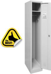 +Plus Mobilier VESTIAR METALIC CU 1 USA 300x500x1800 mm (LxlxH), Asamblat, PLUS gri Vestiar metalic compact 1 1 30 kg Nu 300x500x1800 (61003988)