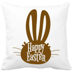 printfashion Happy Easter - Nyúlfej - Párnahuzat, Díszpárnahuzat - Fehér (6335185)