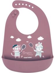 Canpol Babies Bonjour Paris Bibs bavețică Pink 1 buc