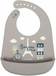 Canpol Babies Bonjour Paris Bibs bavețică Beige 1 buc