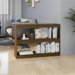 vidaXL Bibliotecă/Separator cameră, maro miere 100x30x71, 5 cm lemn pin (808211) Biblioteca