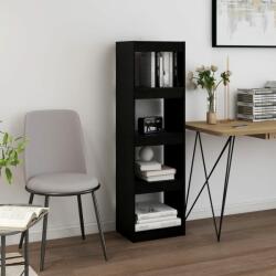 vidaXL Bibliotecă/Separator cameră, negru, 40x30x135, 5 cm, lemn de pin (808147) Biblioteca
