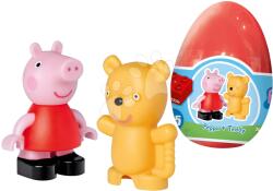 BIG Építőjáték Peppa Pig Funny Eggs PlayBig Bloxx BIG tojásban - mackóval 1, 5-5 évesnek (BIG57163-A)