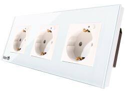Mentor Priza Smart wireless Mentor ES018 tripla incastrata WiFi 16A 3000W (MMDES018)