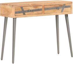 vidaXL Masă consolă, 90 x 30 x 75 cm, lemn masiv de acacia (286549)