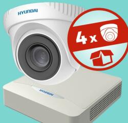 Hyundai 4 dómkamerás, 2MP (FHD 1080p), AHD kamerarendszer