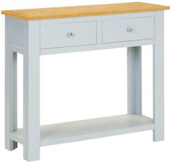 vidaXL Masă consolă, 83x30x73 cm, lemn masiv de stejar (288635)