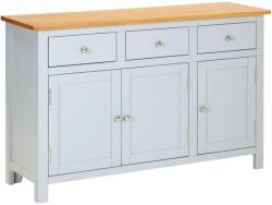 vidaXL Servantă, 110x33, 5x70 cm, lemn masiv de stejar (288633) Comoda