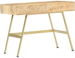 vidaXL Birou de scris cu sertare, 100 x 55 x 75 cm, lemn masiv mango (286150)