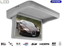 NVOX Monitor de tavan suspendat LED HD 15 inchi HDMI USB SD Video-IN 24V (NVOX RFVT1569M GR) - vexio