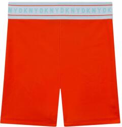 DKNY pantaloni scurti copii culoarea portocaliu, cu imprimeu PPYY-SZG05T_24X