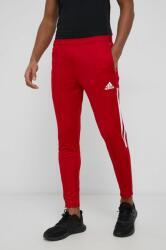adidas Performance pantaloni de antrenament GJ9869 barbati, culoarea rosu, neted PPYY-SPM0BF_33X