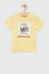 Birba Trybeyond tricou de bumbac pentru copii culoarea galben, cu imprimeu PPYY-TSB0PP_10X