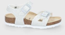 Birkenstock sandale copii culoarea alb PPYY-OBG0RK_00X