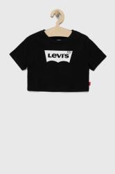 Levi's tricou de bumbac pentru copii culoarea negru PPYY-TSG0EM_99X