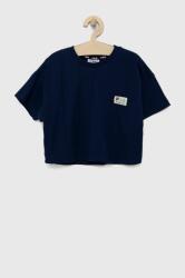 Fila tricou de bumbac pentru copii culoarea albastru marin PPYY-TSG0GD_59X