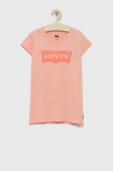 Levi's tricou de bumbac pentru copii culoarea roz PPYY-TSG073_39X