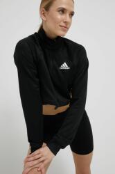 Adidas bluza HA7609 femei, culoarea negru, neted PPYY-BLD0JL_99X