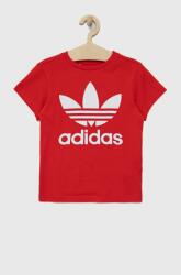 Adidas tricou de bumbac pentru copii HC9586 culoarea rosu, cu imprimeu PPYY-TSK00H_33X