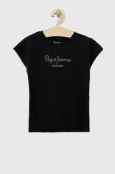 Pepe Jeans tricou de bumbac pentru copii culoarea negru PPYY-TSG0DC_99X