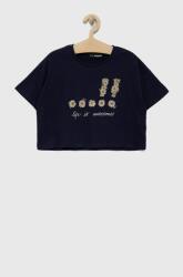 Desigual tricou de bumbac pentru copii culoarea albastru marin PPYY-TSG025_59X