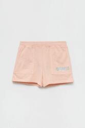 Guess pantaloni scurți din bumbac pentru copii culoarea roz, cu imprimeu PPYY-SZG02A_03X