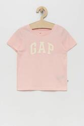 GAP tricou de bumbac pentru copii culoarea roz PPYY-TSG08W_03X