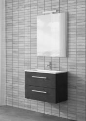 TBOSS Arta 60 falra szerelhető 2 fiókos alsószekrény mosdóval, csiszolt beton ARTA6046BET (ARTA-6046-BET)