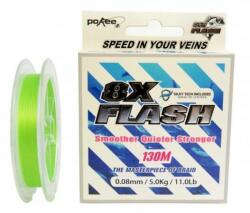 POKEE flash smart 8x 130 m 0, 16 mm lime zöld fonott zsinór (PO-FLASHS8LG016)