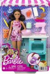 Mattel Barbie papusa in bucatarie HCD44 Papusa Barbie