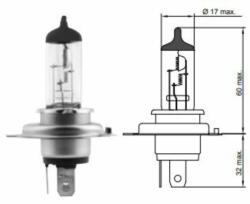 ERA H4 +50%-os emelt fényű halogén izzó 12V 60/55W E056BR-1C (1 db) (B30401)