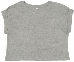 Mantis Tricou crop top pentru femei - Gri prespălat | XL (M96-1000256700)