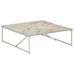 vidaXL Măsuță de cafea, 110 x 110 x 36 cm, lemn masiv de mango (247698) Masa de cafea