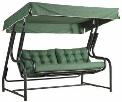 Balansoar gradina, 3 persoane, Royal, structura metal, turcoaz, 200 x 120 x 165 cm