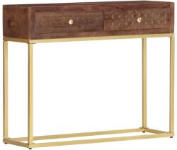 vidaXL Masă consolă, 90 x 30 x 75 cm, lemn masiv de mango (286555)