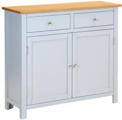 vidaXL Servantă, 90x33, 5x83 cm, lemn masiv de stejar (288634) Comoda