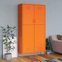 vidaXL narancssárga acél Ruhásszekrény 90 x 50 x 180 cm (336246) - vidaxl