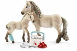 Schleich Horse Club: Trusă de prim ajutor și calul islandez - 42430 (SLH42430) Figurina