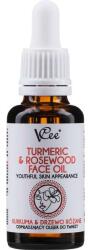 VCee Ulei de față, cu curcuma și ulei de vișin roz - VCee Turmeric & Rosewood Face Oil Youthful Skin Appearance 30 ml