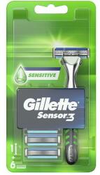 Gillette Aparat de ras cu 6 casete interschimbabile - Gillette Sensor3 Sensitive 6 buc