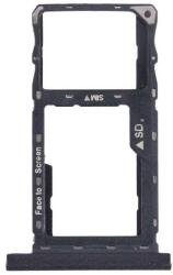 tel-szalk-192967511 Lenovo Tab M10 FHD REL TB-X605FC / TB-X605LC fekete SIM & SD kártya tálca (tel-szalk-192967511)