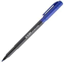  Marker permanent OHP IKON, varf mediu, 1 mm, albastru (AY742503)