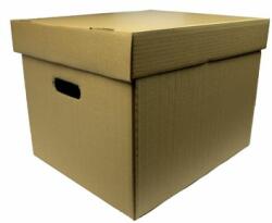Intern Set 20 buc Cutii arhivare carton cu capac 330 x 296 x 236 kraft (DCA33296236S20) - dacris