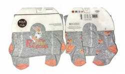  Yo! Baby pamut harisnyanadrág (68-74) Princess nyuszi/szürke