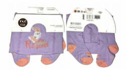  Yo! Baby pamut harisnyanadrág (80-86) Princess nyuszi/lila