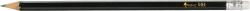 Forpus Creion grafit HB cu radiera corp negru Forpus 50803 (CREFO50803)