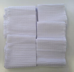  Minta nélküli fehér színű krepp patchwork csomag 3 kg ( 25)